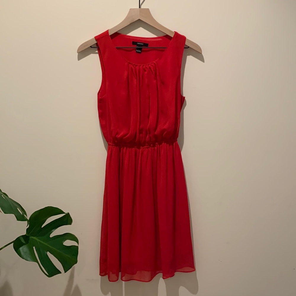 Red Mid Dress